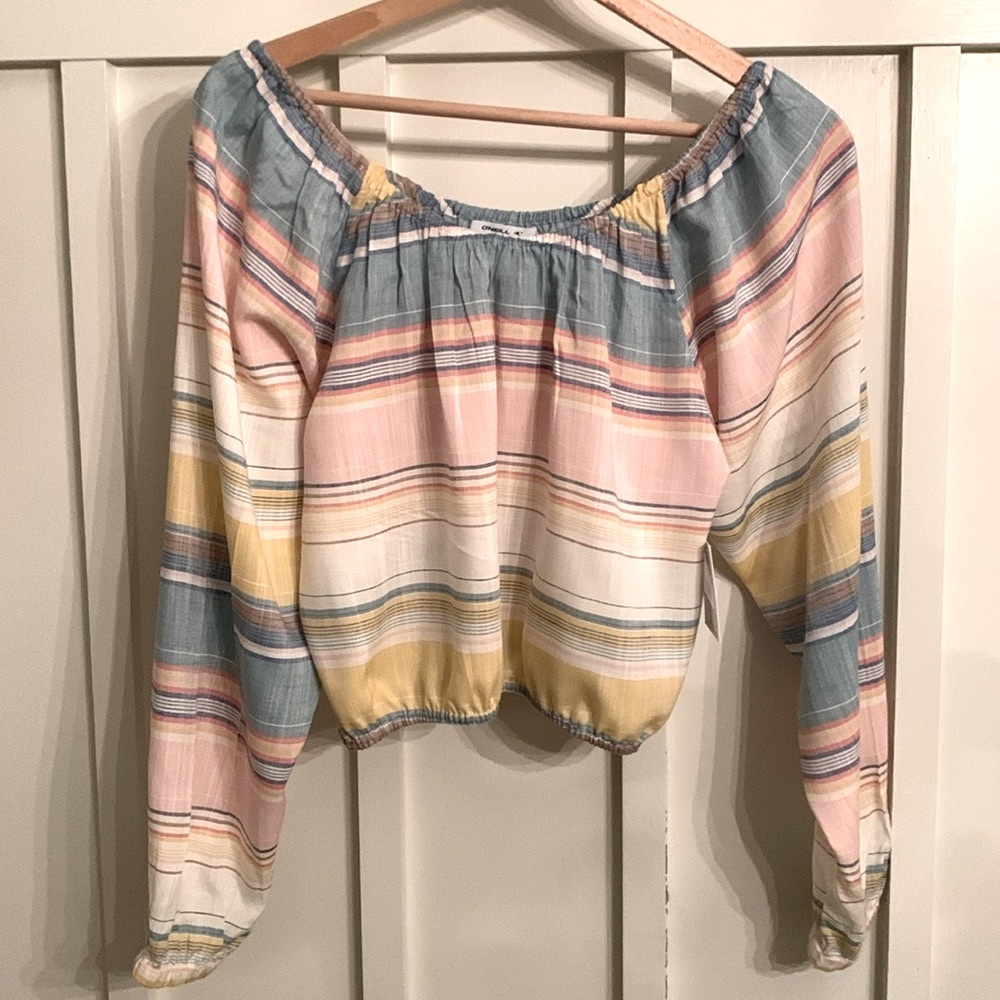 O'Neill Multicolor Striped Crop Top